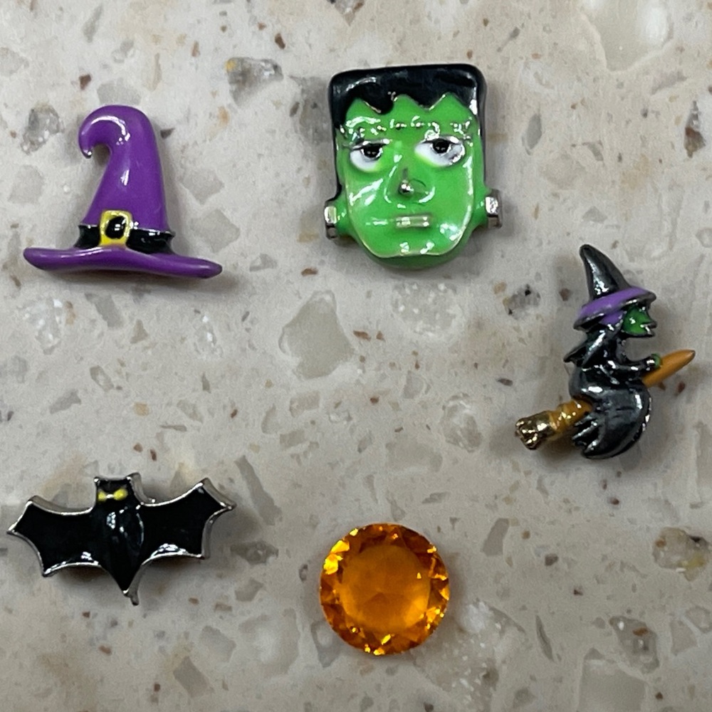 Origami Owl Living Locket Halloween Charms lot of 5